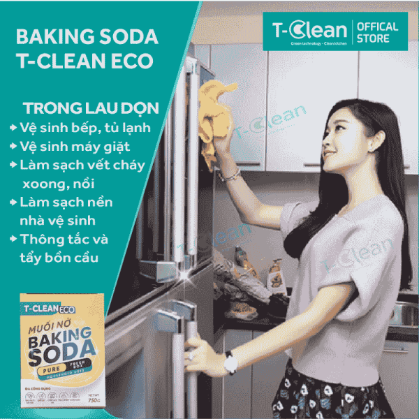 Baking Soda T-Clean Eco Hộp 750g